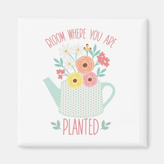 Bloom waar geplant magneet (Voorkant)