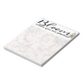 Bloom waar je bent geplant notitieblok (Gedraaid)