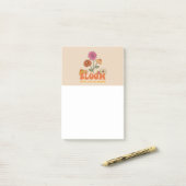 Bloom waar je bent geplant post-it® notes (Op bureau)