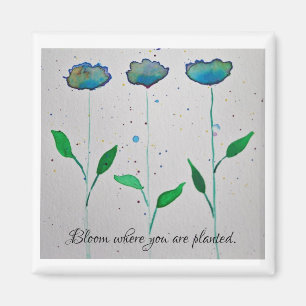 Bloom waar je een magneet hebt