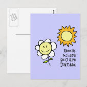 Bloom waar u bent geplant briefkaart (Voorkant / Achterkant)