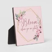 Bloom waar u bent geplant fotoplaat (Voorkant)