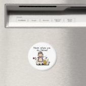 Bloom waar u bent geplant magneet (Insitu (Vaatwasser))