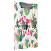 Bloom waar u het geplande Cactus Print Klembord be (Rechts)