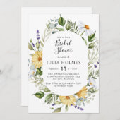 Bloom Wildflower | Bloemweide | VRIJGEZELLENFEEST Kaart (Voorkant / Achterkant)