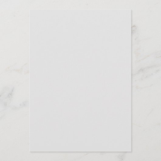 Bloom Wit Bloemen Bruiloft Programma (Achterkant)