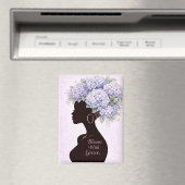 Bloom With Grace Inspirational Magnet  Magneet (Insitu (Vaatwasser))