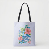 🌸👜 “Bloom with Grace” Tote Bag (Devant)
