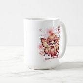 Bloom with Magic - Kawaii Sakura Fairy Koffiemok (Voorkant rechts)