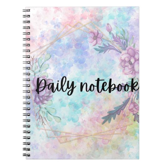 Bloom & Write – Bloemen Notitieboek (Voorkant)