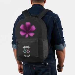Bloom Zacht Lentebloem Ontwerp Pastel Cottagecore Bedrukte Rugzak