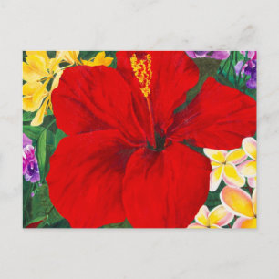 Bloomen van Aloha-postkaarten Briefkaart