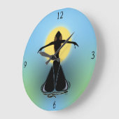 Bloomend Vrouw Grote klok (Hoek)