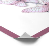 Bloomende Butterflies Poster (Hoek)