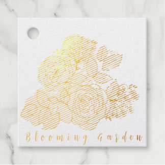 Bloomende rozen in waterverf T-Shirt Baby B Bedankjes Labels