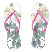 Bloomende Rozen Zomerflora Botanisch Teenslippers (Voetbed)