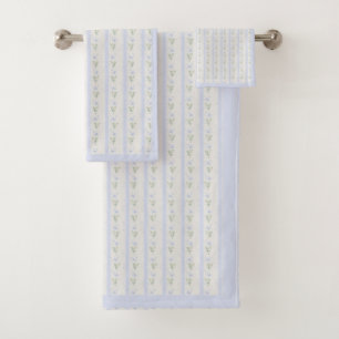 Bloomende warmteafvoerstrop blauwe Romance Bad Handdoek