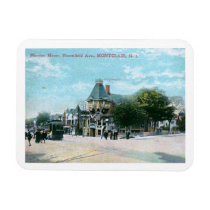 Bloomfield Ave., Montclair NJ 1908  Style Magneet