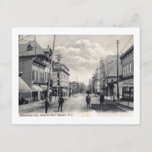 Bloomfield Ave., Passaic, New Jersey 1906 Briefkaart
