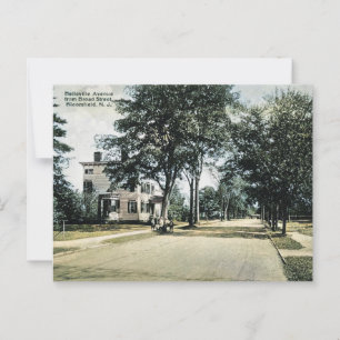 Bloomfield NJ, Belleville Ave, 1910s Antiek Briefkaart