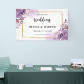 Blooming Amethyst  Golden Lijst Backdrop Ba Spandoek (Beurs)