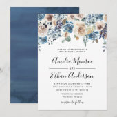 Blooming Beauty | Uitnodiging voor Floral Wedding (Voorkant / Achterkant)