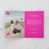 Blooming Birthday Wishes! To Favorite Aunt Kaart (Binnen)