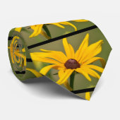 Blooming Black Eyed Susan Stropdas (Opgerold)