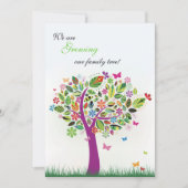 Blooming Boom Zwangerschap Aankondiging (Voorkant)