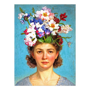 “Blooming Bouffant” Anna - Kunst- en bloemensociët Foto Afdruk