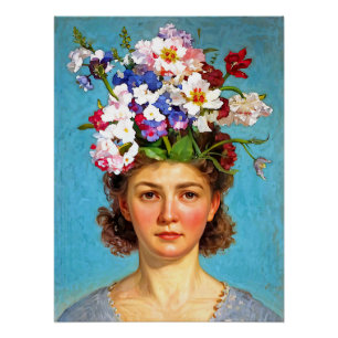 "Blooming Bouffant" Anna - Kunst- en Bloemverenigi Perfect Poster