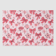 Blooming Bows - Bloemen en lint patroon