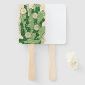 Blooming Cacti Art Handwaaier (Voorkant en achterkant)
