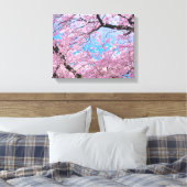 Blooming Cherry Blossom Canvas Afdruk (Insitu (Slaapkamer))