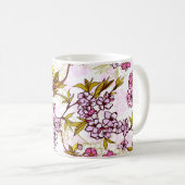 Blooming Cherry Blossom Pattern  Koffiemok (Voorkant rechts)