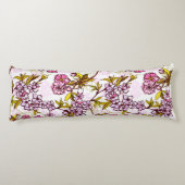 Blooming Cherry Blossom Pattern  Lichaamskussen (Achterkant)