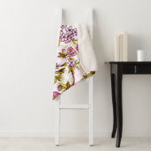 Blooming Cherry Blossom Pattern  Sherpa Deken (In situ)