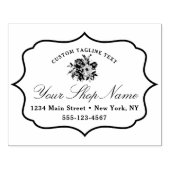 Blooming Chic Bracket Lijst & Elegant Script Rubberstempel (Afrduk)