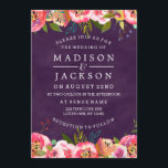 Blooming Chic Color Editable Wedding Invitations<br><div class="desc">Ambiance Chic Couleur Éditable Aquarelle Florale Invitations Mariage. Avec une police de style de script de brosse tendance! ~ Modifiez facilement la couleur arrière - plan de l'aquarelle, il vous suffit de cliquer sur "Personnaliser" Faites défiler le texte et les images jusqu'à ce que vous voyiez la zone de couleur...</div>