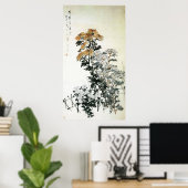 Blooming Chrysanthemum Poster (Thuiskantoor)