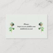Blooming Clover Visitekaartje (Achterkant)