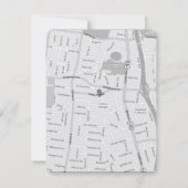 Blooming Dahlia Yellow Iris Wedding Kaart (Achterkant)