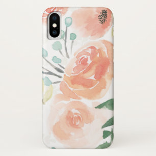 Blooming Delight   Pastel iPhone X Hoesje