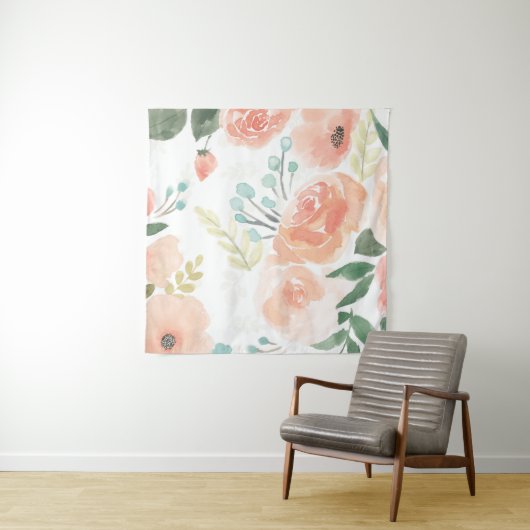 Blooming Delight | Pastel Wandkleed (In Situ (horizontaal))