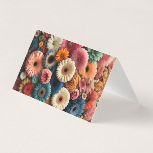Blooming Elegance Carte de vœux florale de luxe