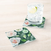 Blooming Elegance: het datum Onderzetter opslaan (Schuin)