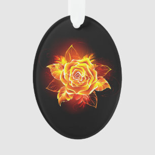 Blooming Fire Rose