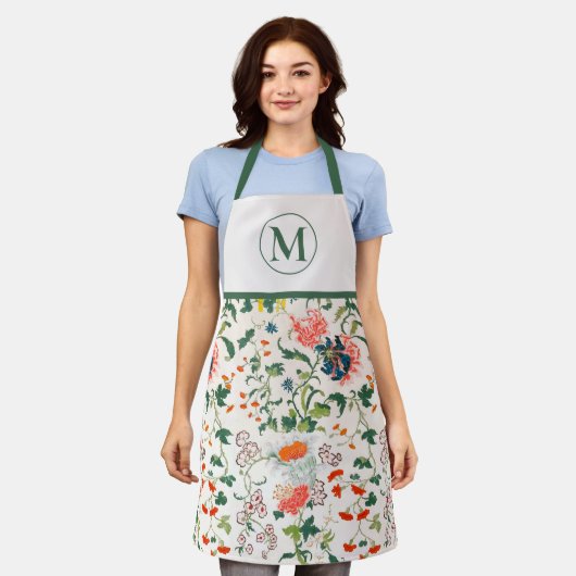 Blooming Floral Monogram Schort (Gedragen)