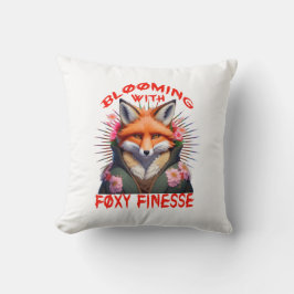 Blooming Fox Mode esthetisch Kussen
