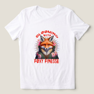 Blooming Fox Mode esthetisch Tri-Blend Shirt